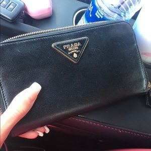 Prada Black Wallet